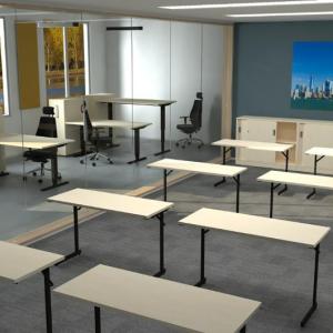 Fällbord 1200x500x715x18 björk/svart