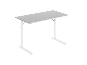 Fällbord 1200x500x715x18 grå/vit