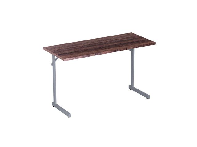 Fällbord 1200x500x715x18 valnöt/silv