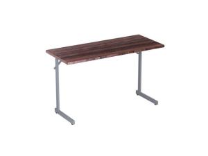 Fällbord 1200x500x715x18 valnöt/silv