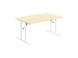 Fällbord 1600x800x730x25 björk/vit