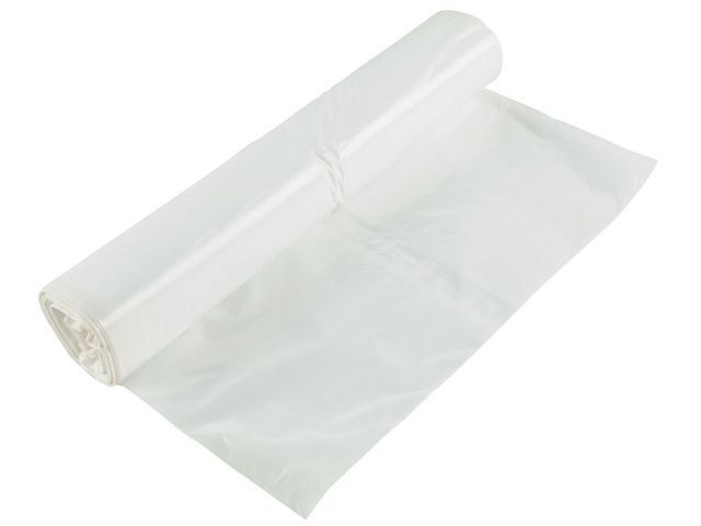 Papperskorgspåse 90L Basko 40 vit 15/rl