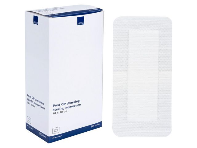 Förband PostOp ABENA 10x20cm 40/fp