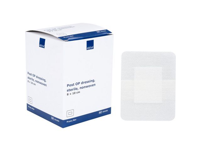 Förband PostOp ABENA 8x10cm 70/fp