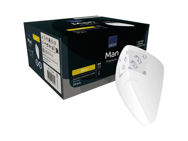 Inkoskydd ABENA Man Zero 18,4x18cm 24/fp