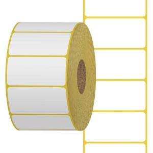 Thermoetikett 70x34mm kärna 40mm 1000/rl