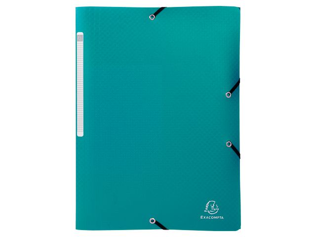 Mapp EXACOMPTA A4 PP rec 3-kl grön