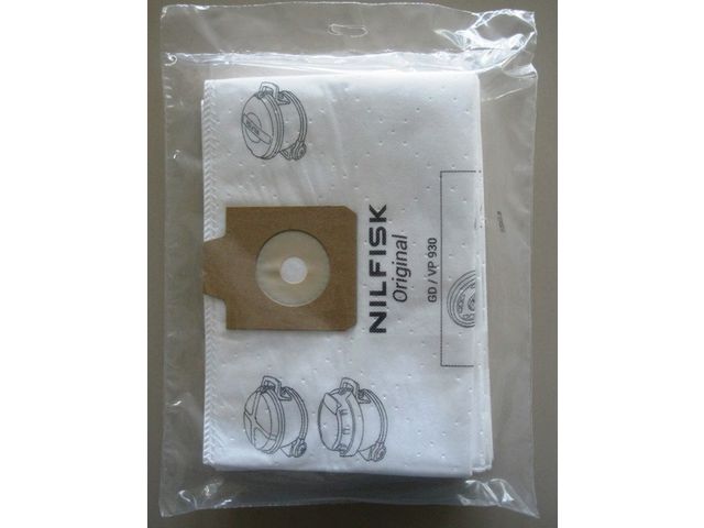 Dammsugarpåse NILFISK VP930/GD930 10/fp
