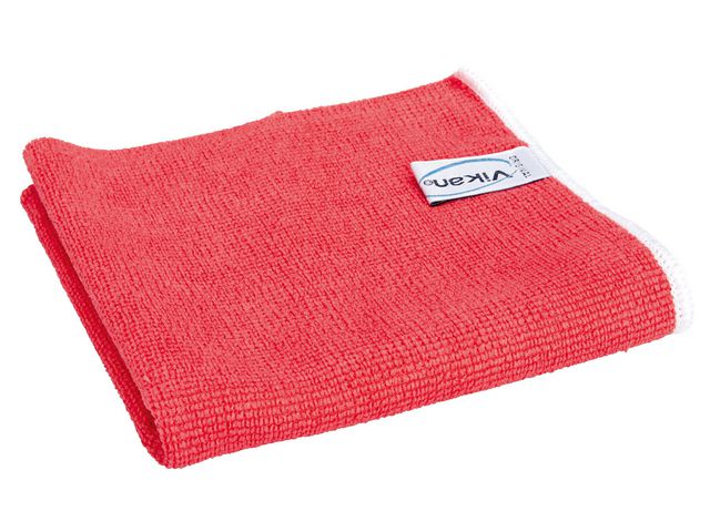 Microfiberduk VIKAN 32x32cm röd 5/fp