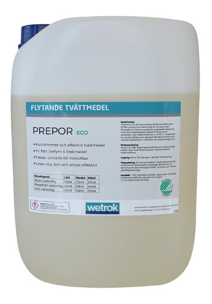 Tvättmedel WETROK Prepor Eco 10L
