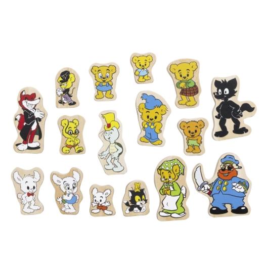 Bamse och vänner Träfigurer 16 delar