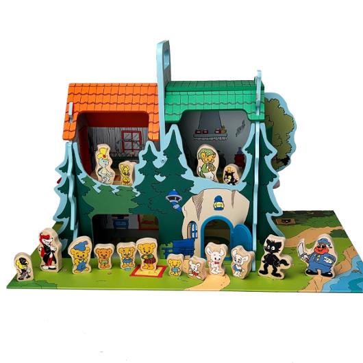 Bamsebyn med lekplatta