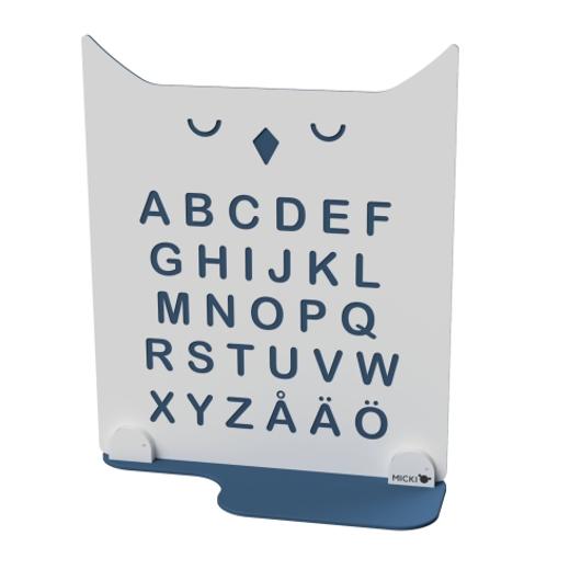 MICKI Lekskärm blå ugglan