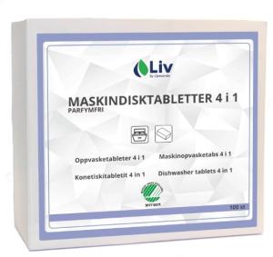 Maskindisk LIV Tabs 4i1 100/fp
