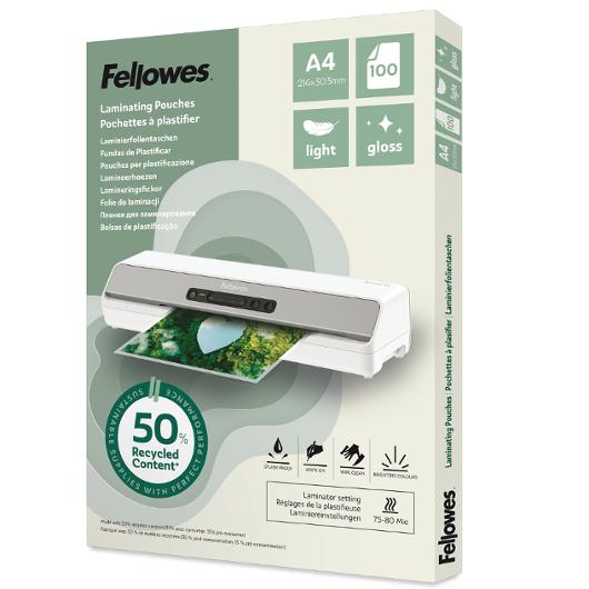 Laminat FELLOWES A4 Light 100/fp