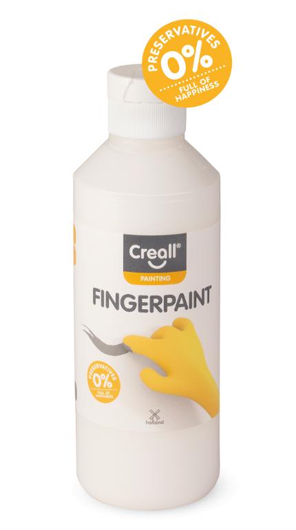 Fingerfärg CREALL 250ml vit