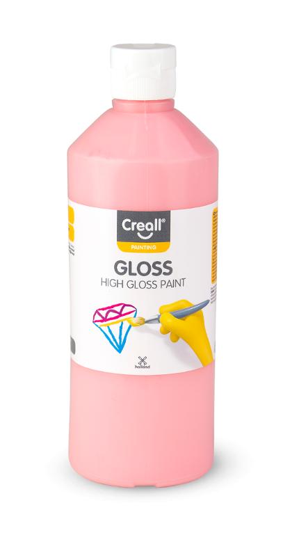Glansfärg CREALL Gloss 500ml rosa