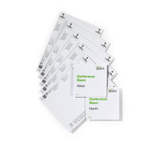 Etiketter pallställ 149x148,5mm 20/fp