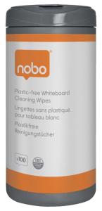 Whiteboardrengöring NOBO servetter 100/f