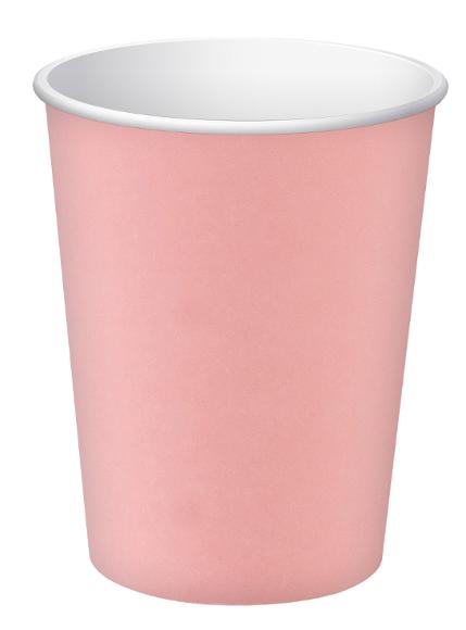 Pappersbägare PRONAPPE 20cl rosa 15/fp