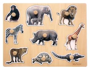 Knoppussel vilda djur