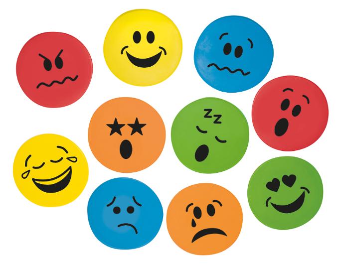 Markeringsplattor Känslor 10 st