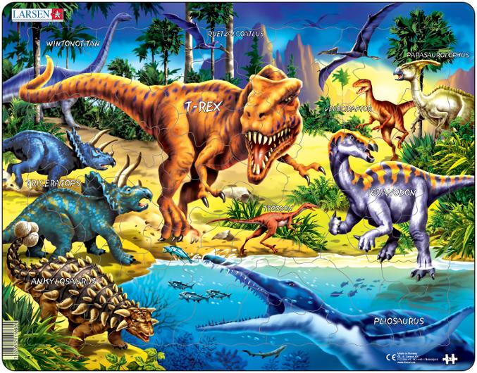 Rampussel Maxi Dinosaurier 57 bitar