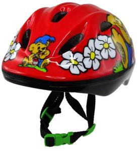 Cykelhjälm Bamse röd