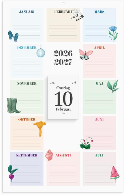Väggkalender Klassens almanacka 26/27
