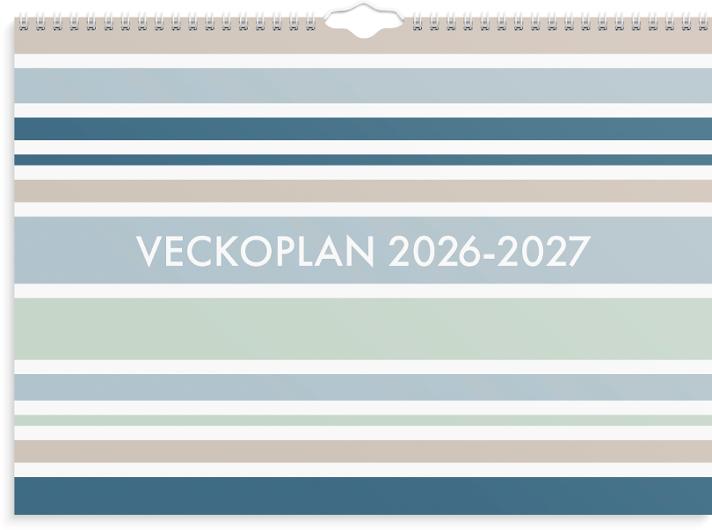 Väggkalender Veckoplan 26/27