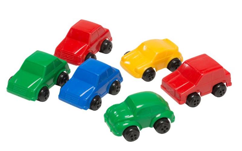 Bilar 7cm sorterade färger