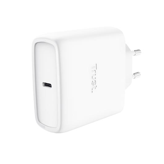 Laddare TRUST Maxo 65W USB-C vit