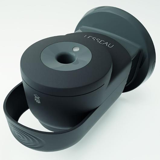 Dispenser LESSEAU tvål manuell svart