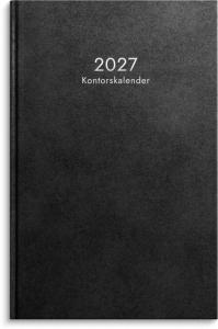 Kontorskalender 2027 svart