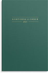Kontorskalender 2027 grön