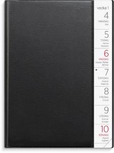 Liten Veckokalender 2027 svart