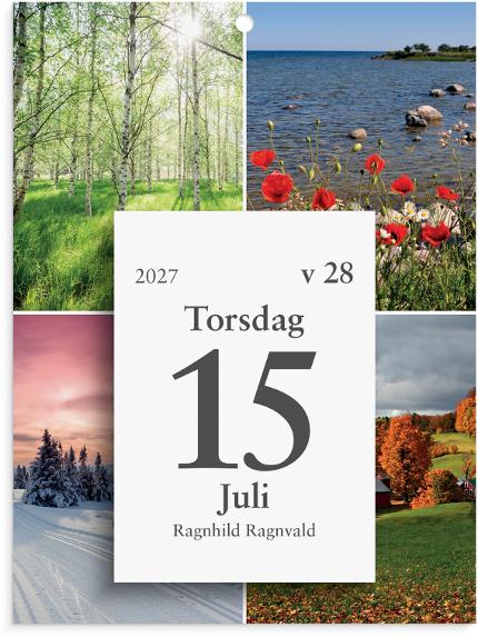 Väggplån med dagblock Årstiderna 2027