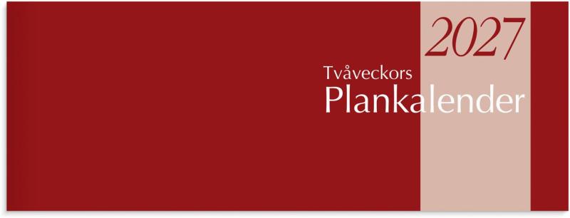 Tvåveckors Plankalender 2027