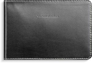 Veckokalendern 2027 konstläder svart