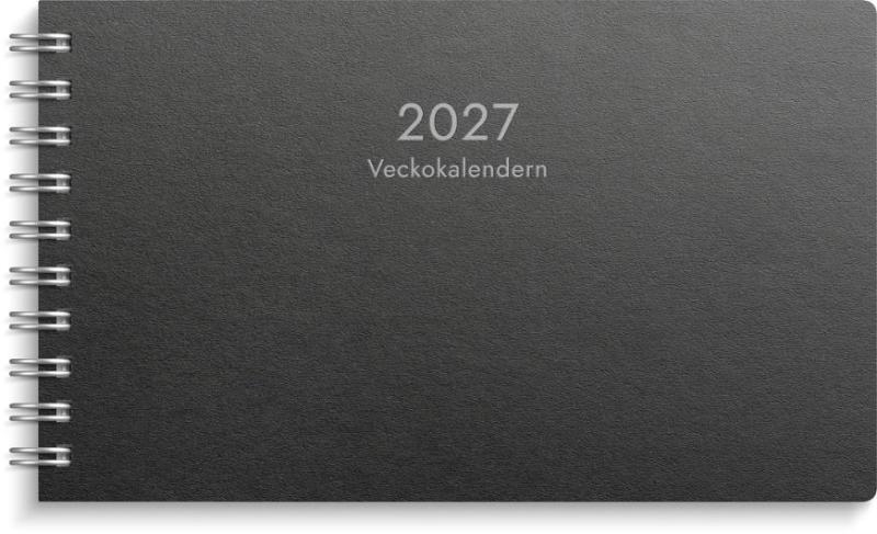 Veckokalendern Eco Line 2027 svart