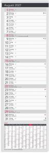 Stor Bordskalender Elegant 2027