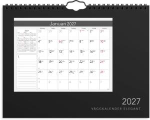 Väggkalender Elegant 2027