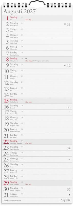 Väggkalender Lilla Månadskalendern 2027