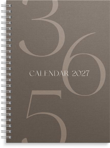 Kalender Business Story 2027 brun