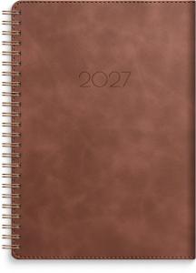 Kalender Business A5 Twist 2027 brun