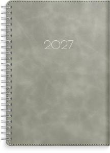 Kalender Business A5 Twist 2027 grå