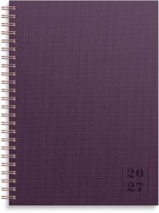 Kalender Business Textile 2027 plommon