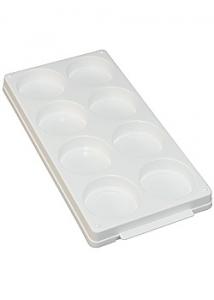 Plastpalett för 8 färgblock