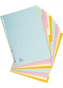 Exacompta Pappersreg. Forever A4 12-del