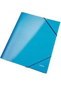 Leitz Gummibandsmapp WOW A4 blå